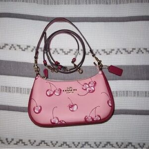 COACH Teri Shoulder Bag With Cherry Print CR290